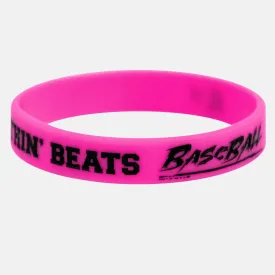 Nothin' Beats Baseball Pink Black Wristband