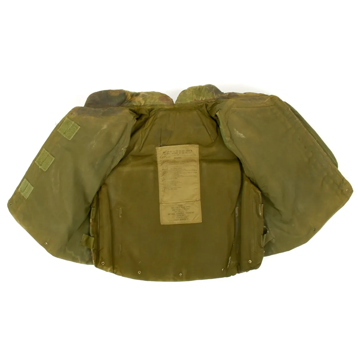 Original USGI Camouflage Body Armor Fragmentation Protective Flak Vest for Ground Troops