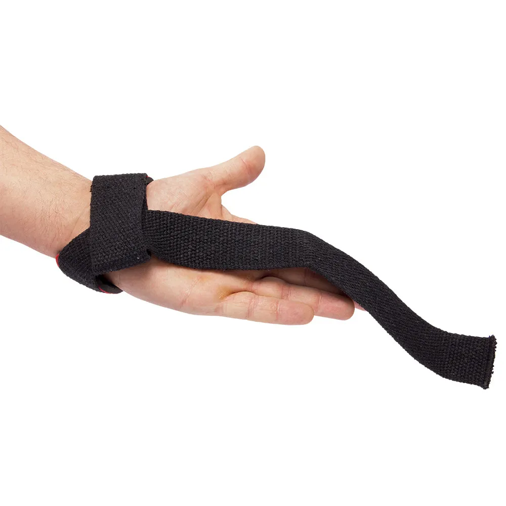 Padded Lifting Straps - Black/Red