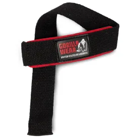 Padded Lifting Straps - Black/Red