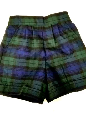 Pull-On Shorts Plaid 77