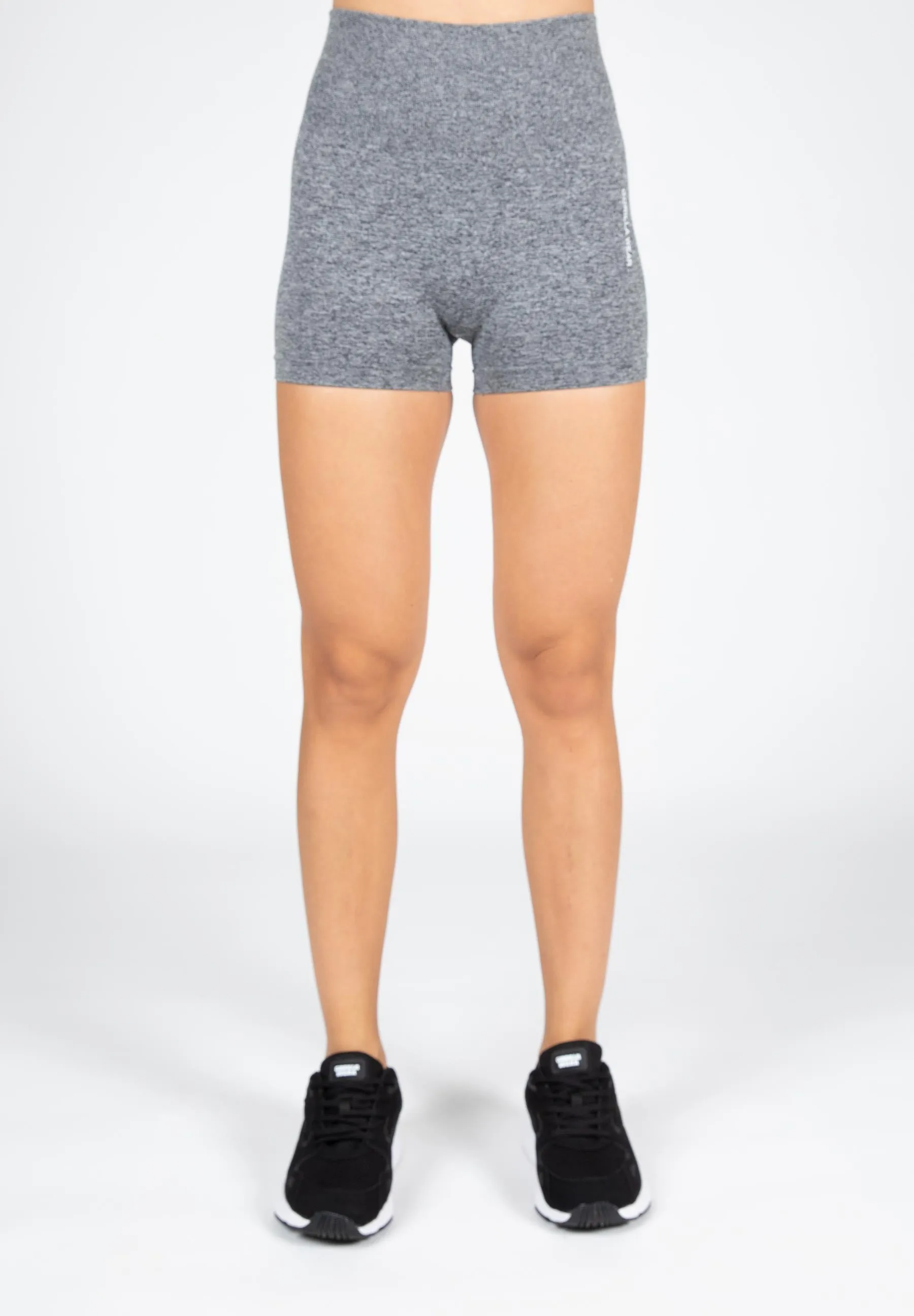 Quincy Seamless Shorts - Gray Melange