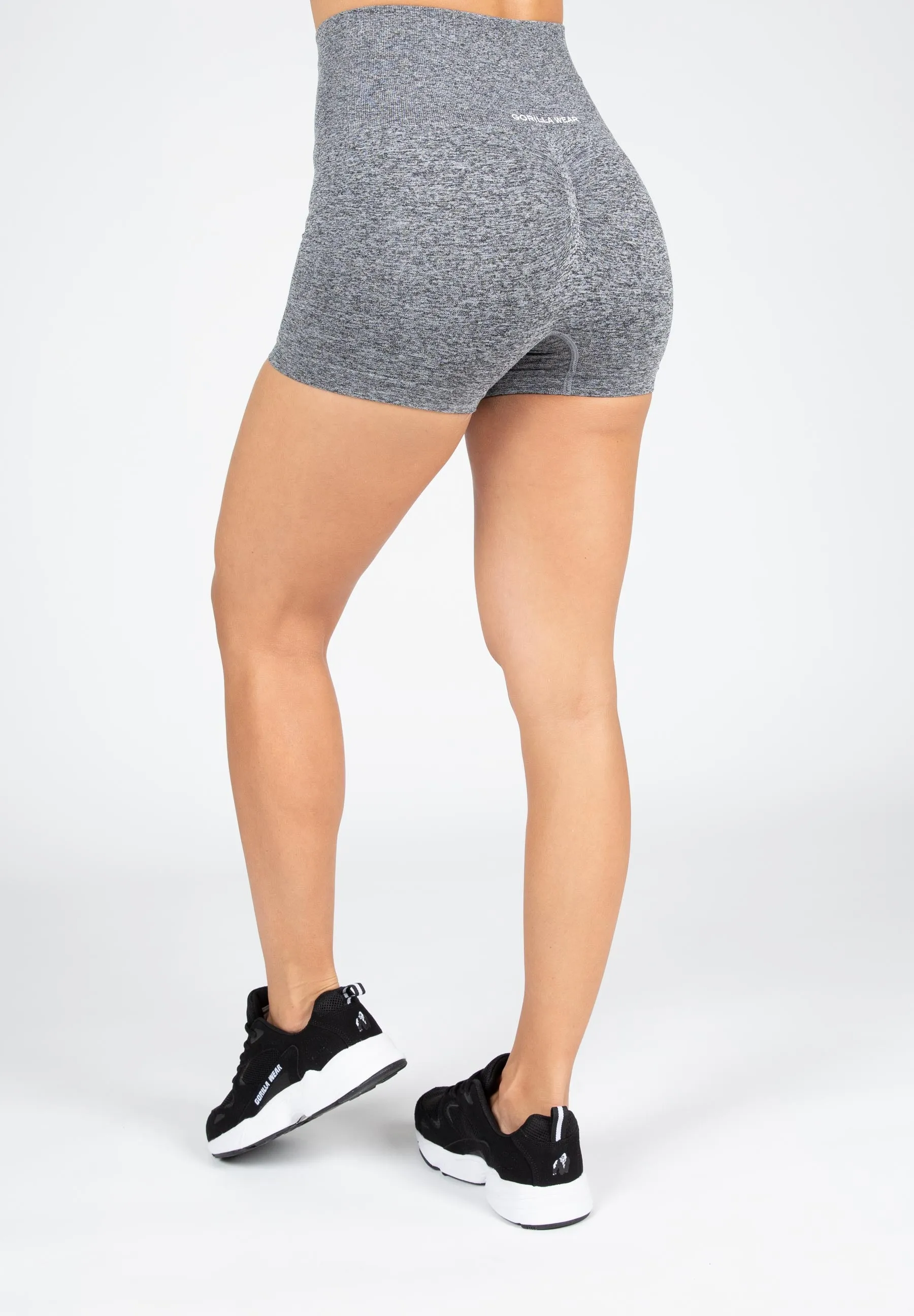 Quincy Seamless Shorts - Gray Melange