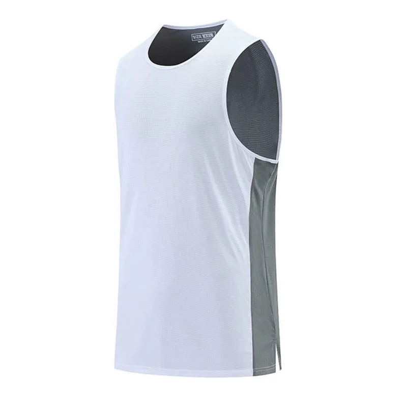 Sleeveless Vest Basketball Football Running Sports Tank Tops Gym Fitness Shirt Plus Size Multi-colored Unisex Clothing