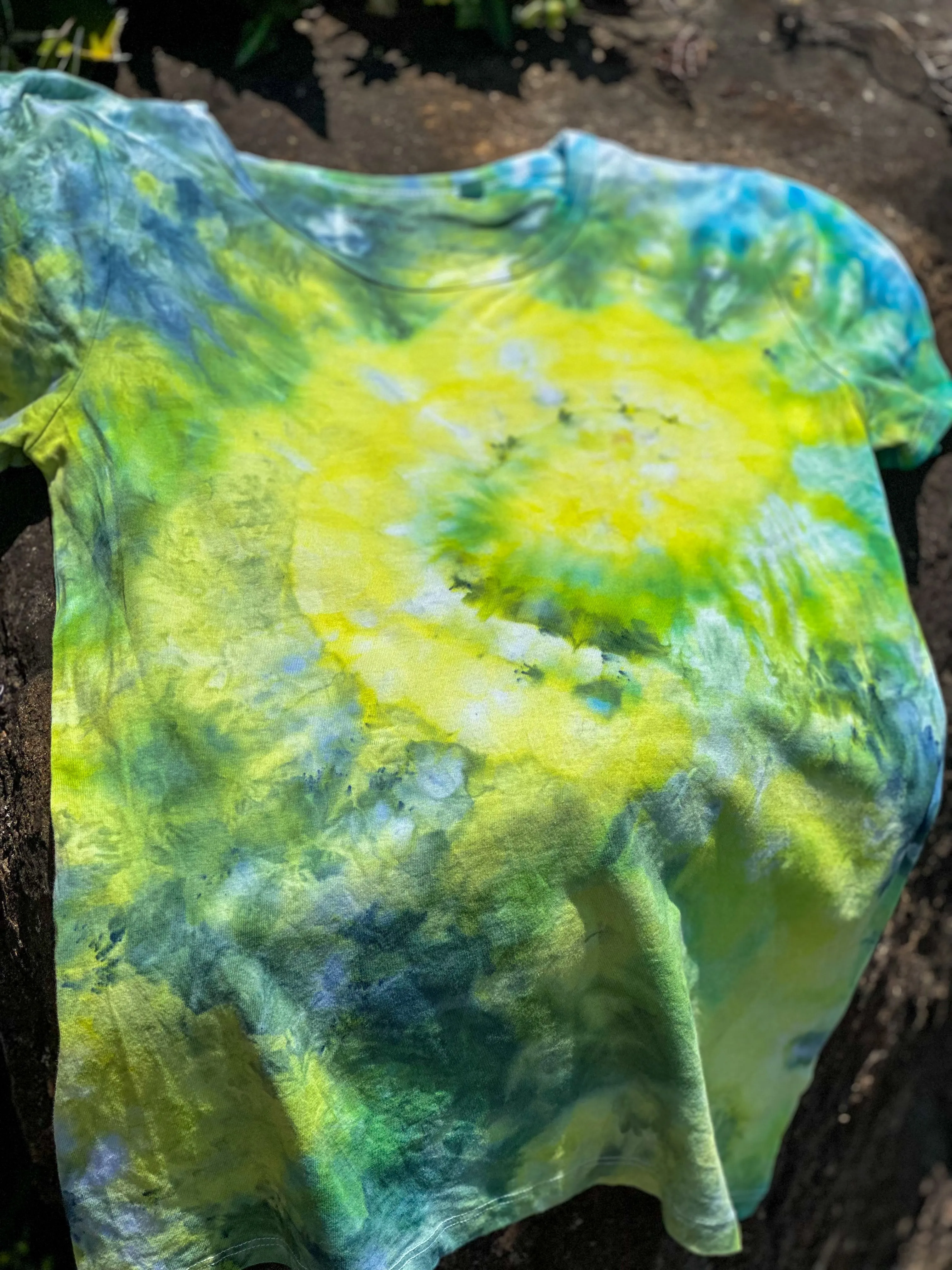 Small Walkabout Tails Ice dyed Stretch T- Shirt