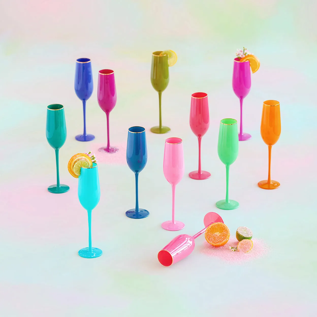 Sugar Plum Champagne Flute