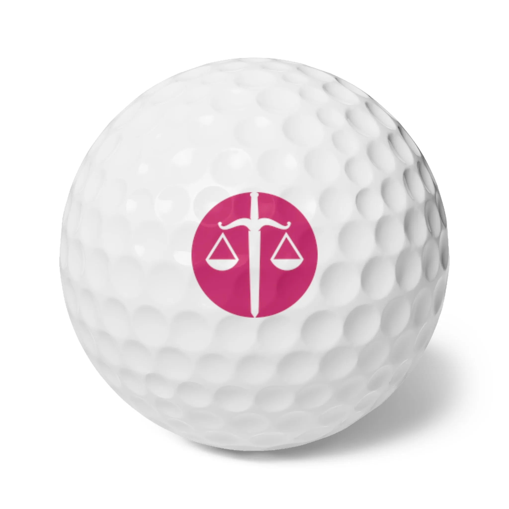 Sword and Scale Golf Balls, 6pcs