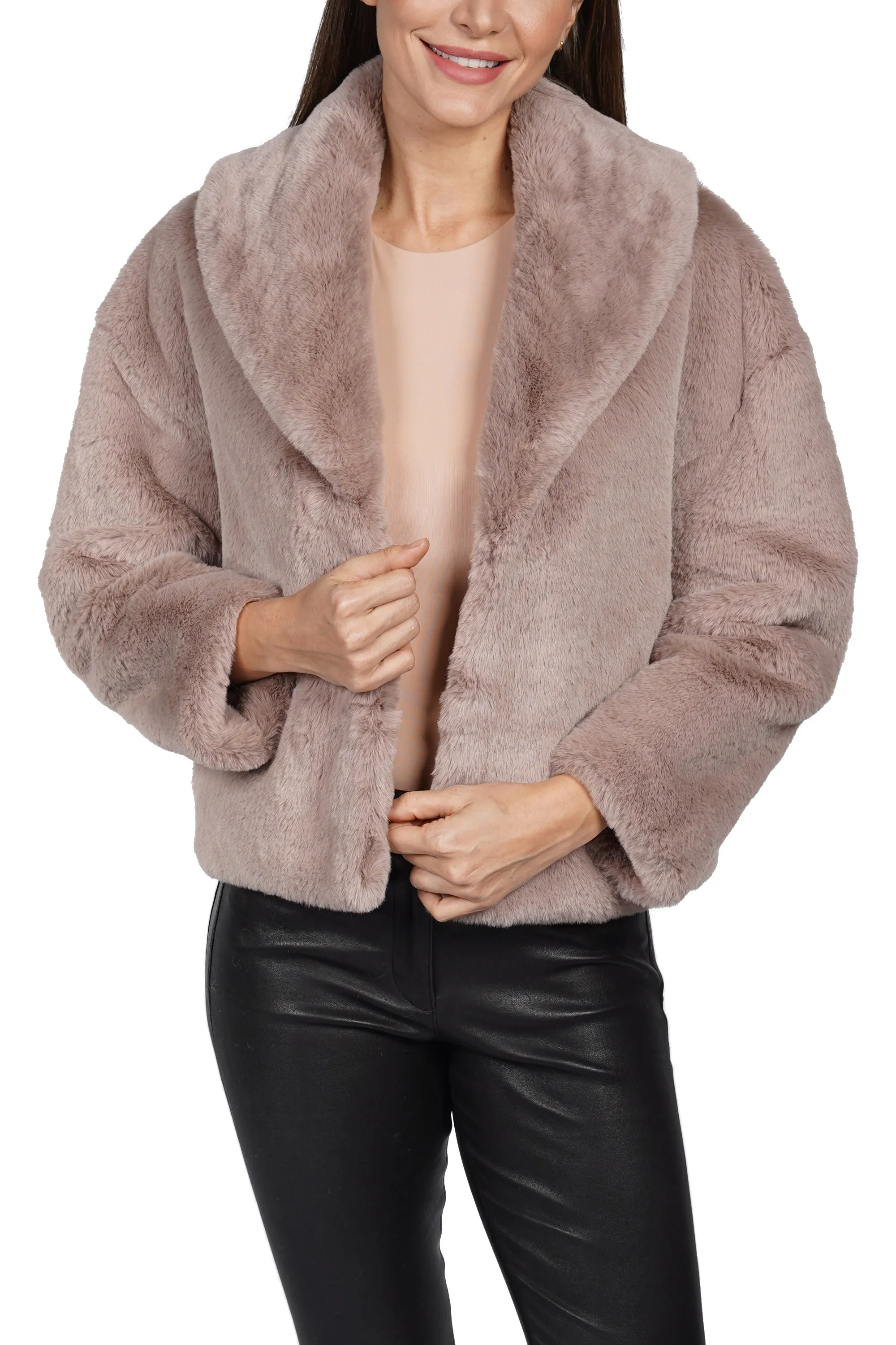 Tammy Faux Fur Cropped Jacket