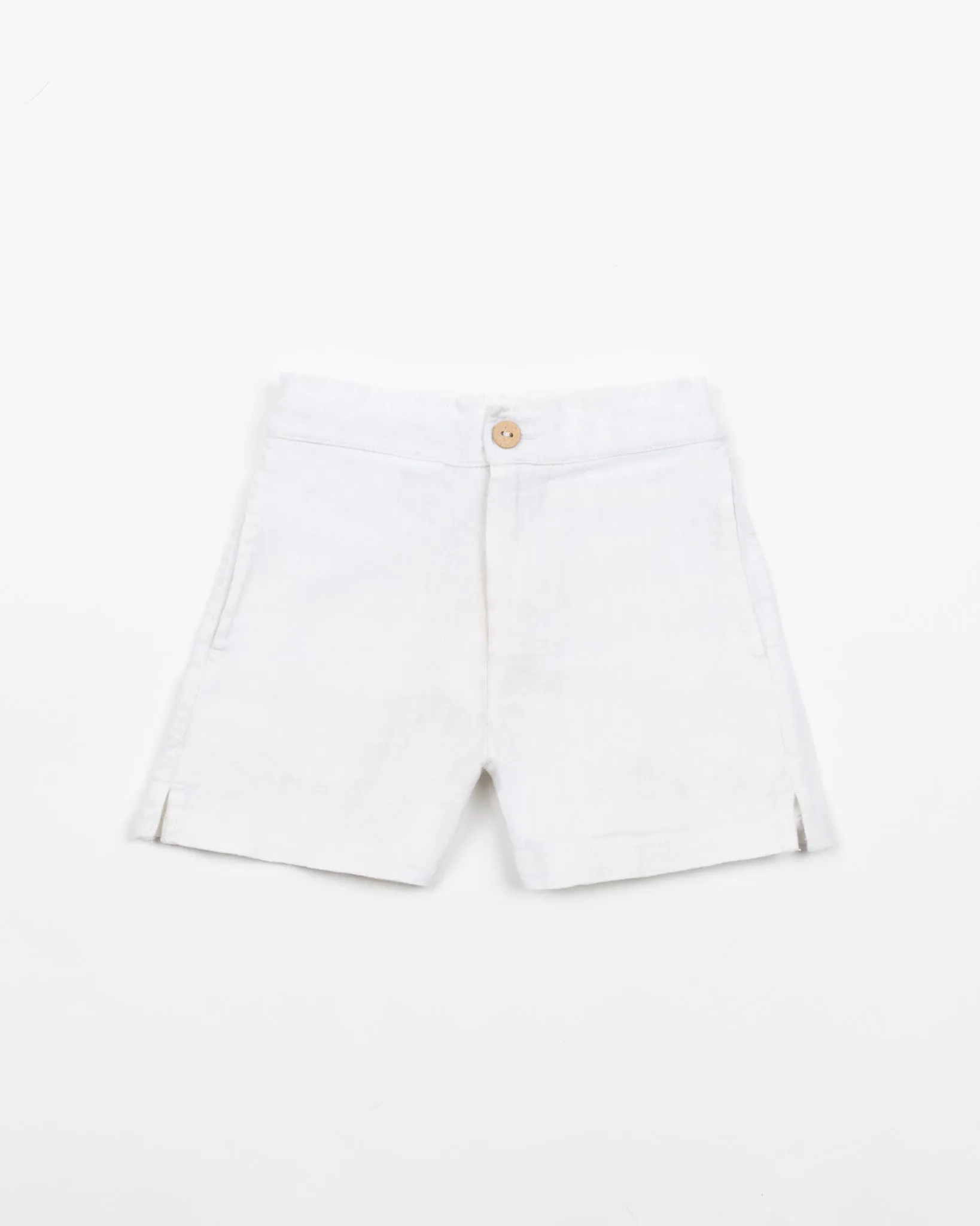 The Casa Blanca - Boys White Linen Shorts