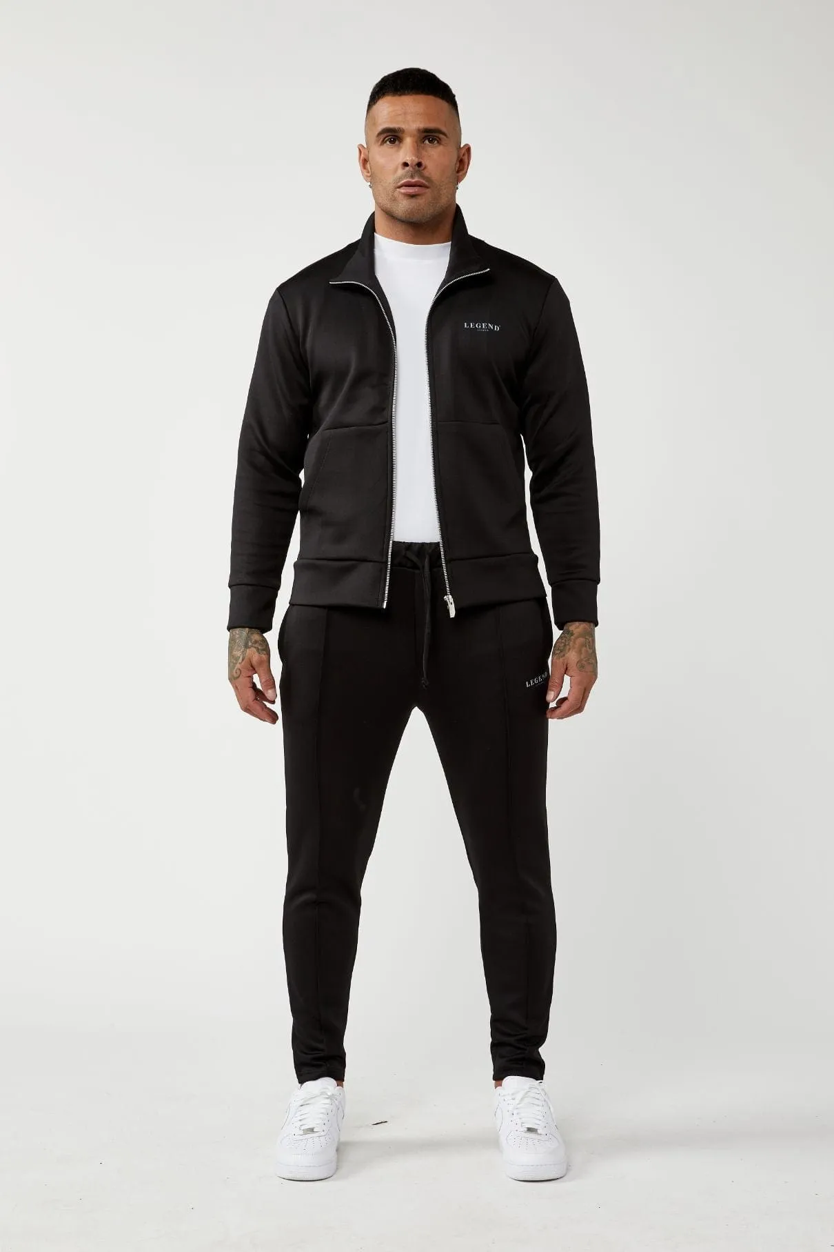 TRACKSUIT JACKET - BLACK