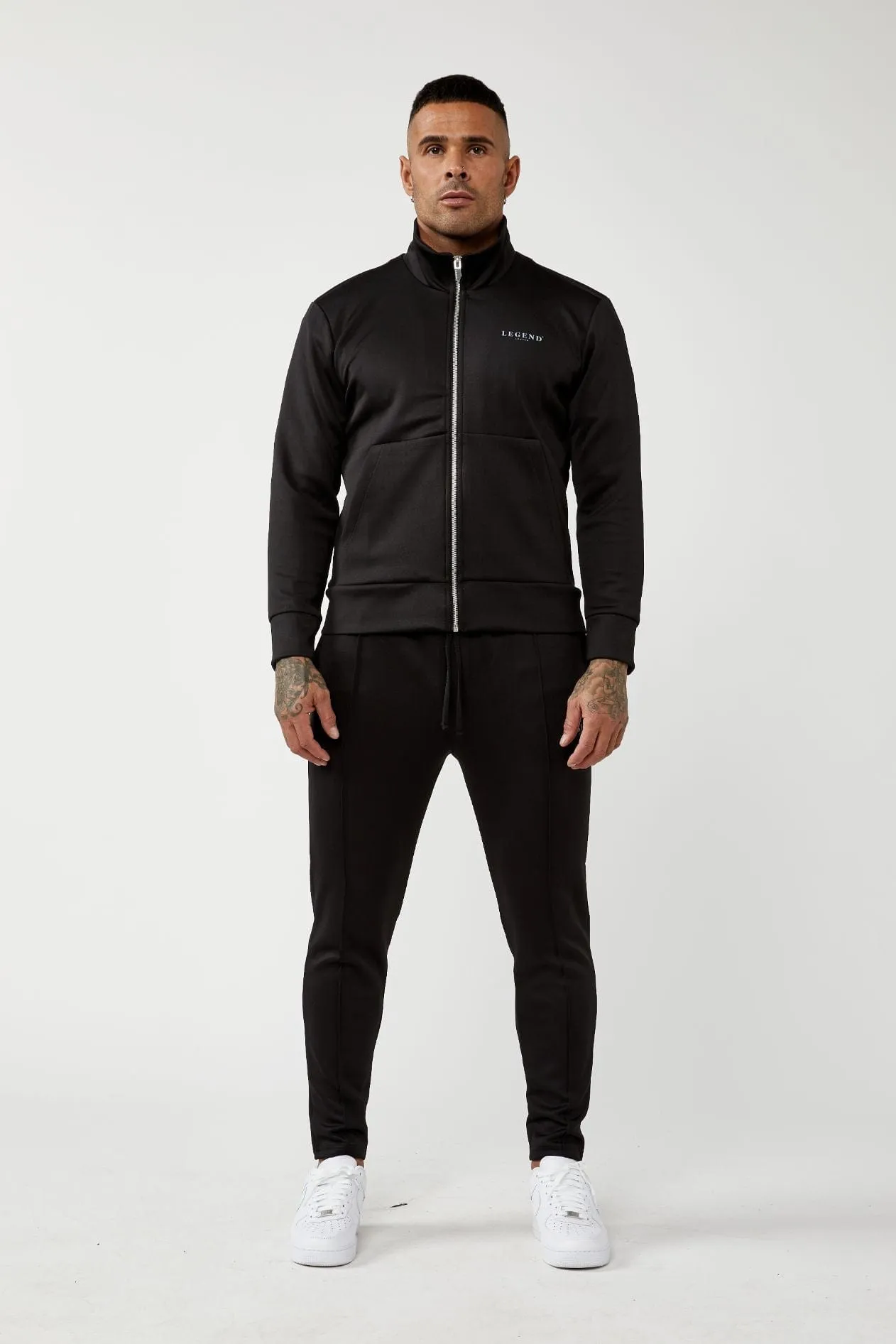 TRACKSUIT JACKET - BLACK