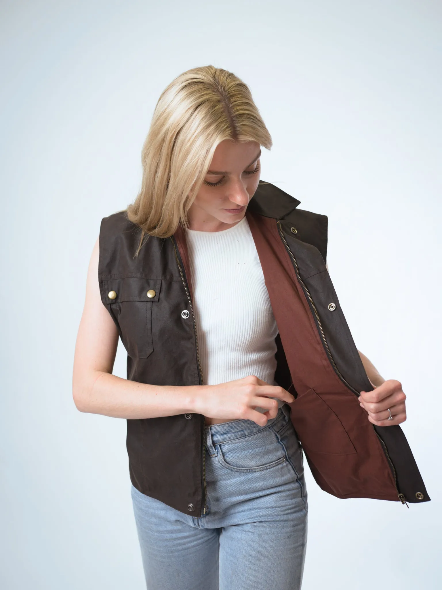 Unisex Oilskin Vest