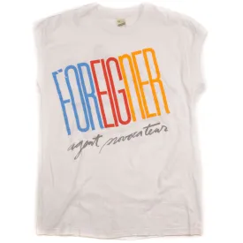 VINTAGE AGENT PROVOCATEUR FOREIGNER USA TOUR TEE SHIRT 1985 MEDIUM MADE IN USA