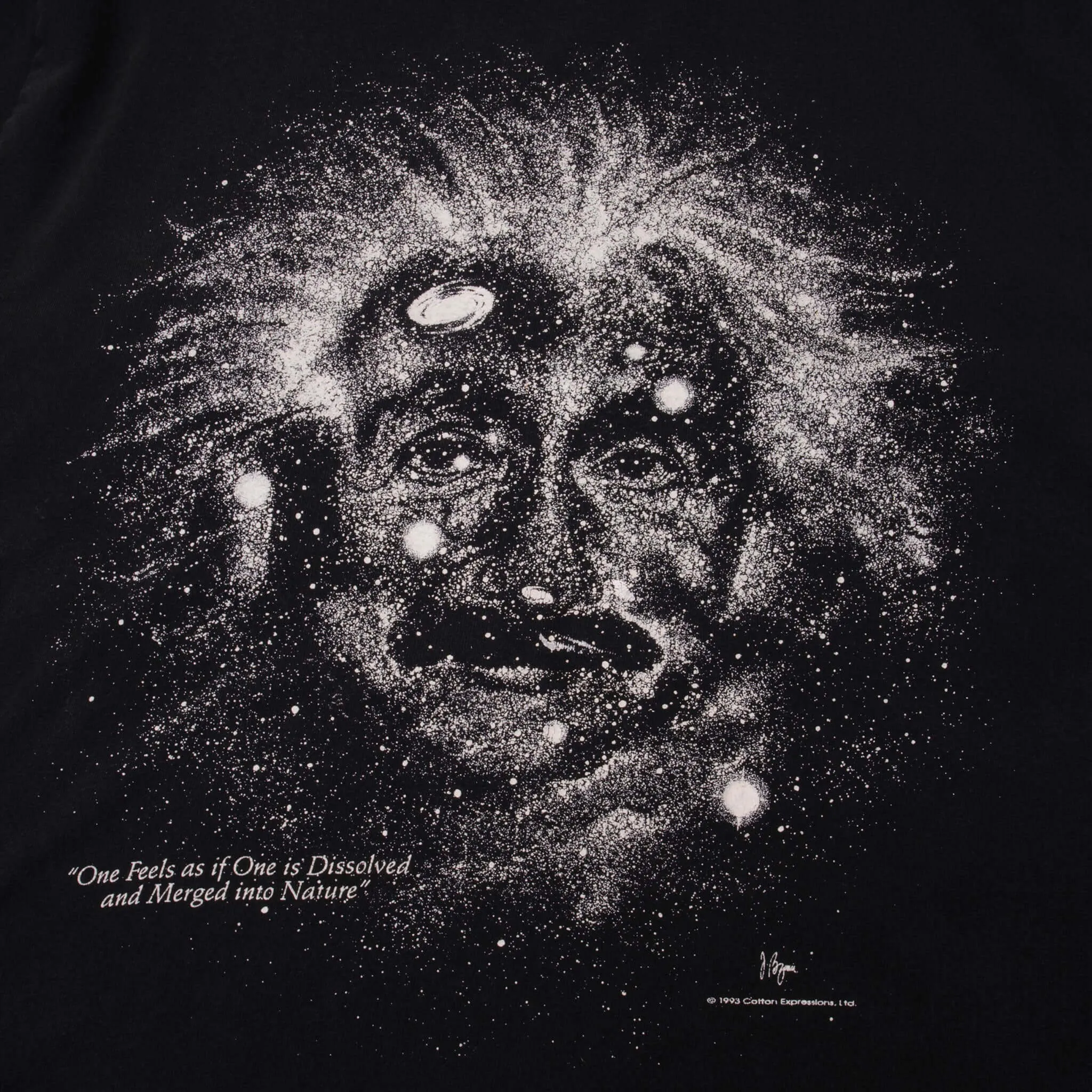 VINTAGE ALBERT EINSTEIN TEE SHIRT 1993 SIZE MEDIUM