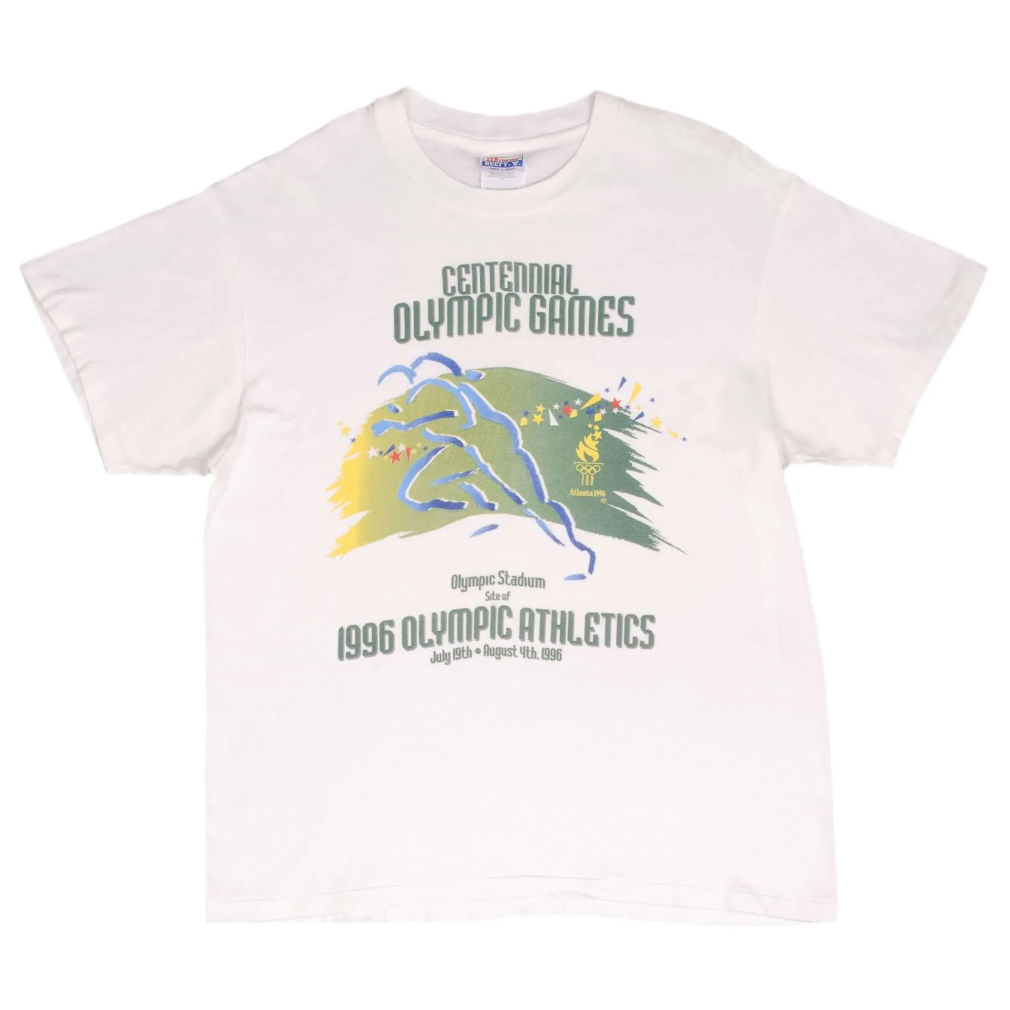 VINTAGE ATLANTA CENTENNIAL OLYMPIC GAMES 1996 TEE SHIRT SIZE LARGE