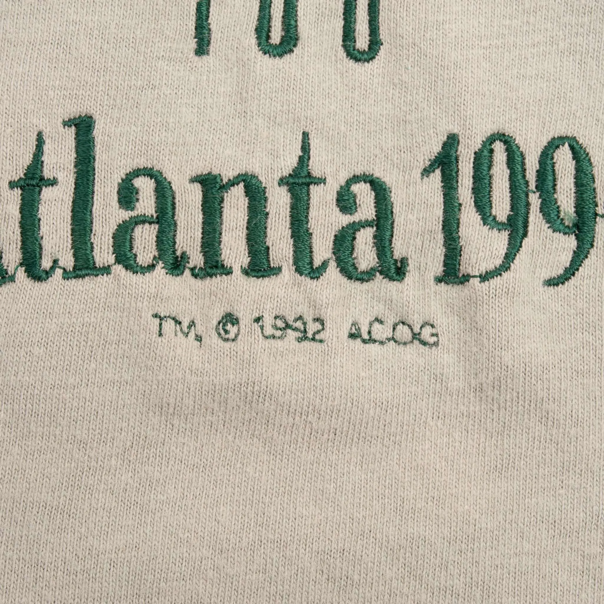 VINTAGE ATLANTA OLYMPIC GAMES 1996 EMBROIDERED TEE SHIRT SIZE XL MADE IN USA