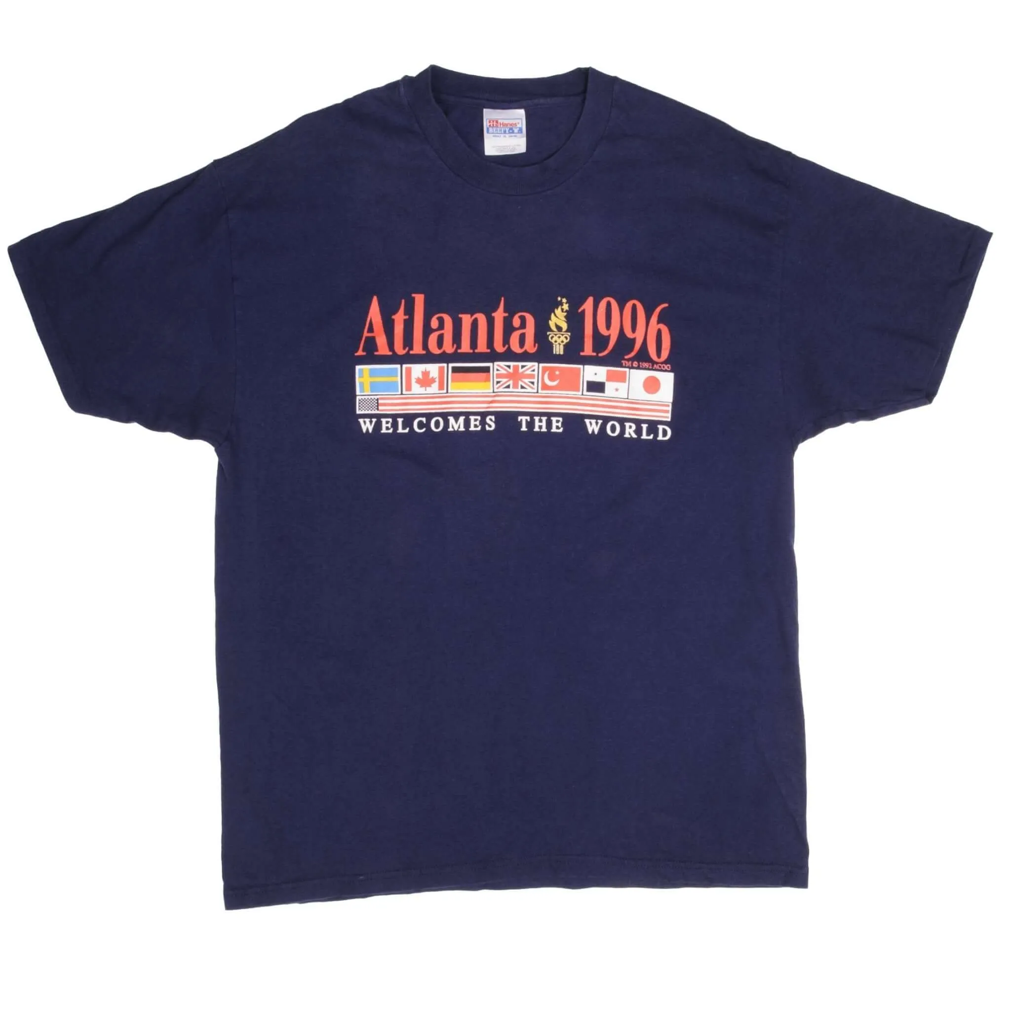 VINTAGE ATLANTA OLYMPICS 1996 TEE SHIRT SIZE LARGE