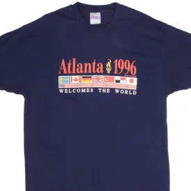 VINTAGE ATLANTA OLYMPICS 1996 TEE SHIRT SIZE LARGE