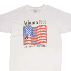 VINTAGE CHAMPION ATLANTA CENTENNIAL OLYMPIC GAMES 1996 TEE SHIRT SIZE XL