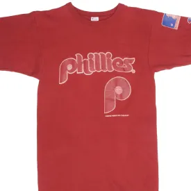 VINTAGE CHAMPION MLB PHILADELPHIA PHILLIES TEE SHIRT 1988 SMALL MADE IN USA