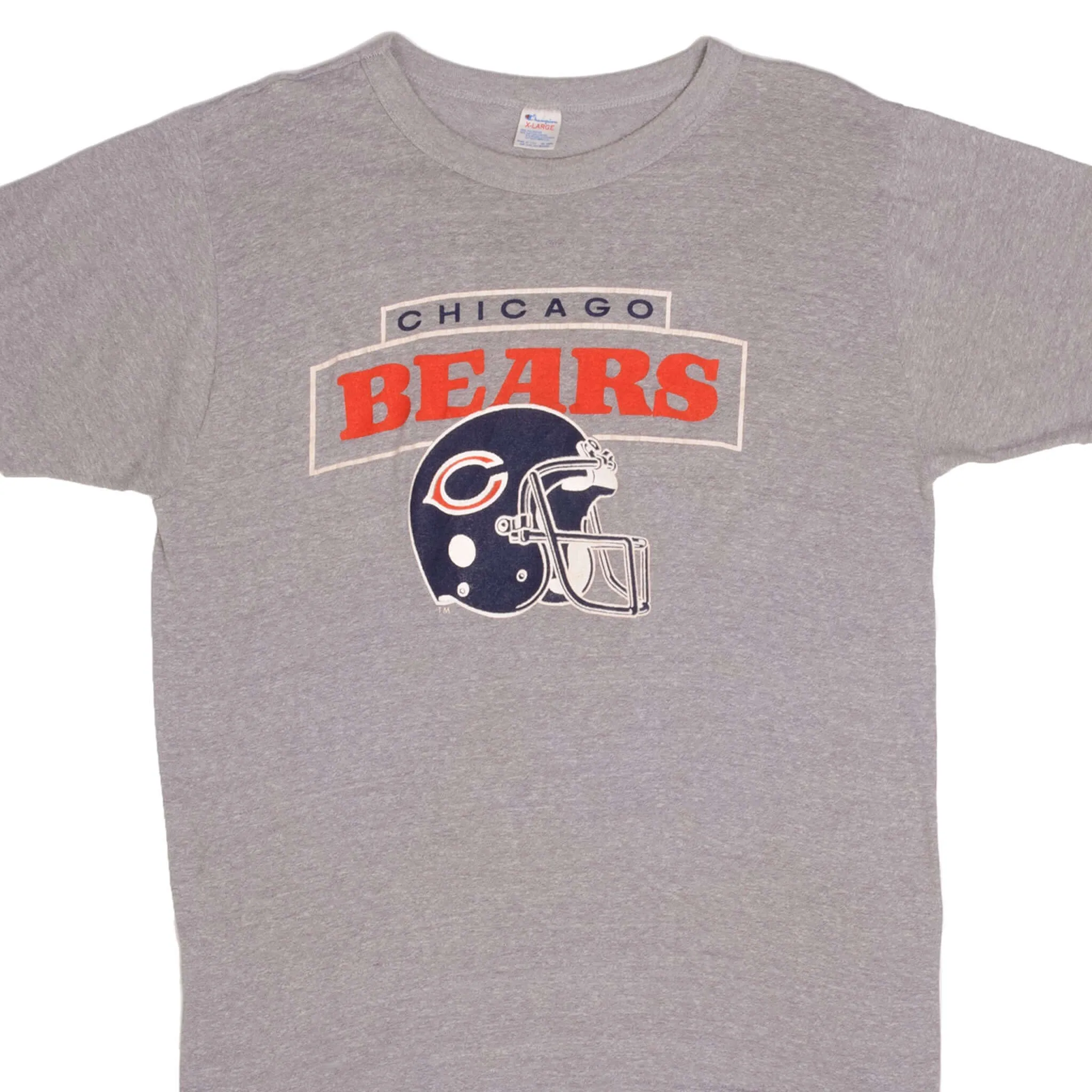 VINTAGE CHAMPION NFL CHICAGO BEARS TEE SHIRT 1980S LARGE MADE IN USA