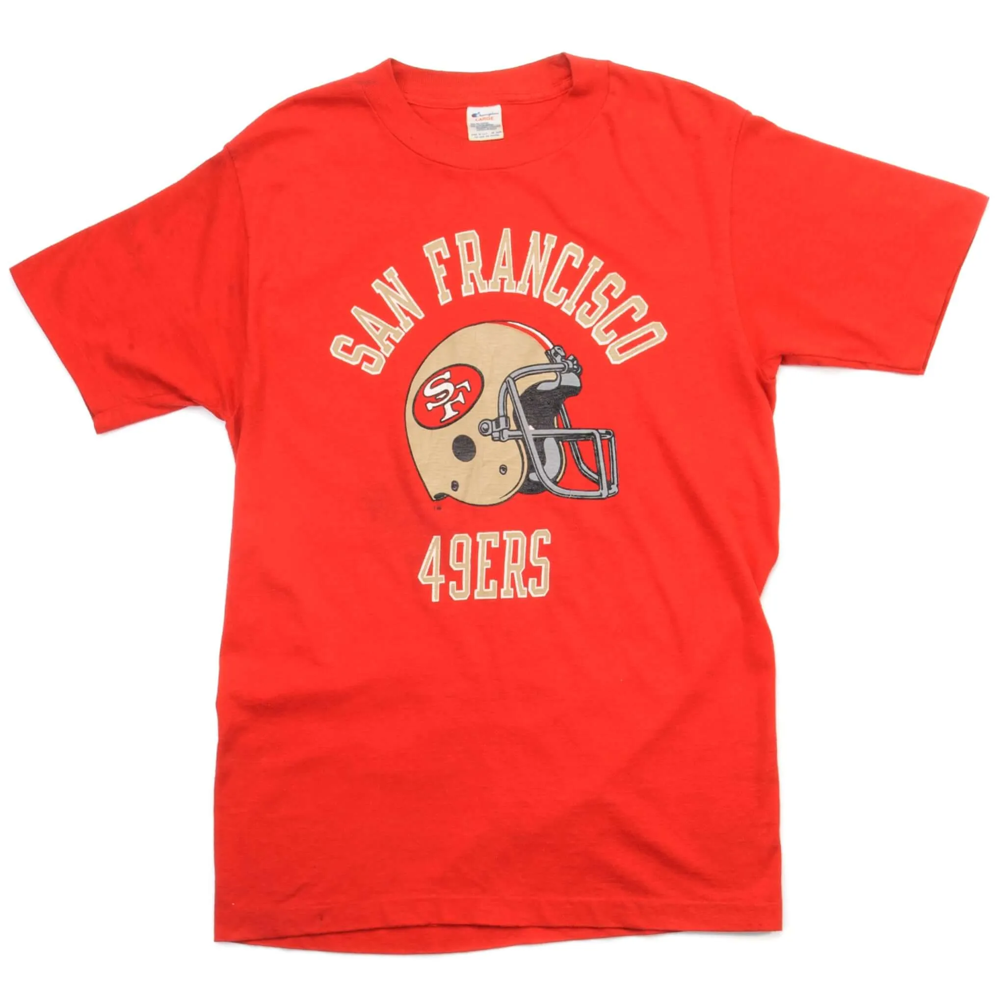 VINTAGE CHAMPION NFL SAN FRANCISCO 49ERS TEE SHIRT 1980S SMALL MADE IN USA