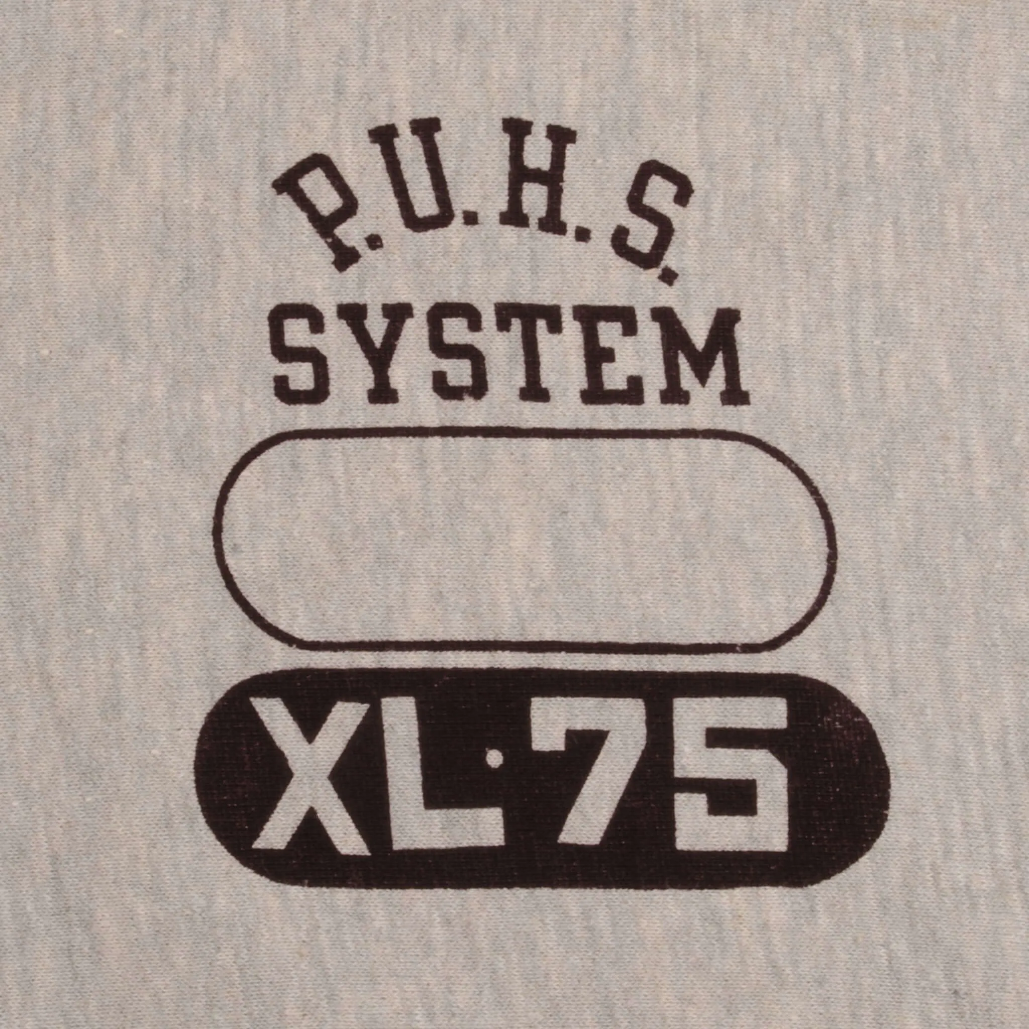 VINTAGE CHAMPION P.U.H.S SYSTEM REVERSE WEAVE SWEATSHIRT 1970S XL MADE IN USA