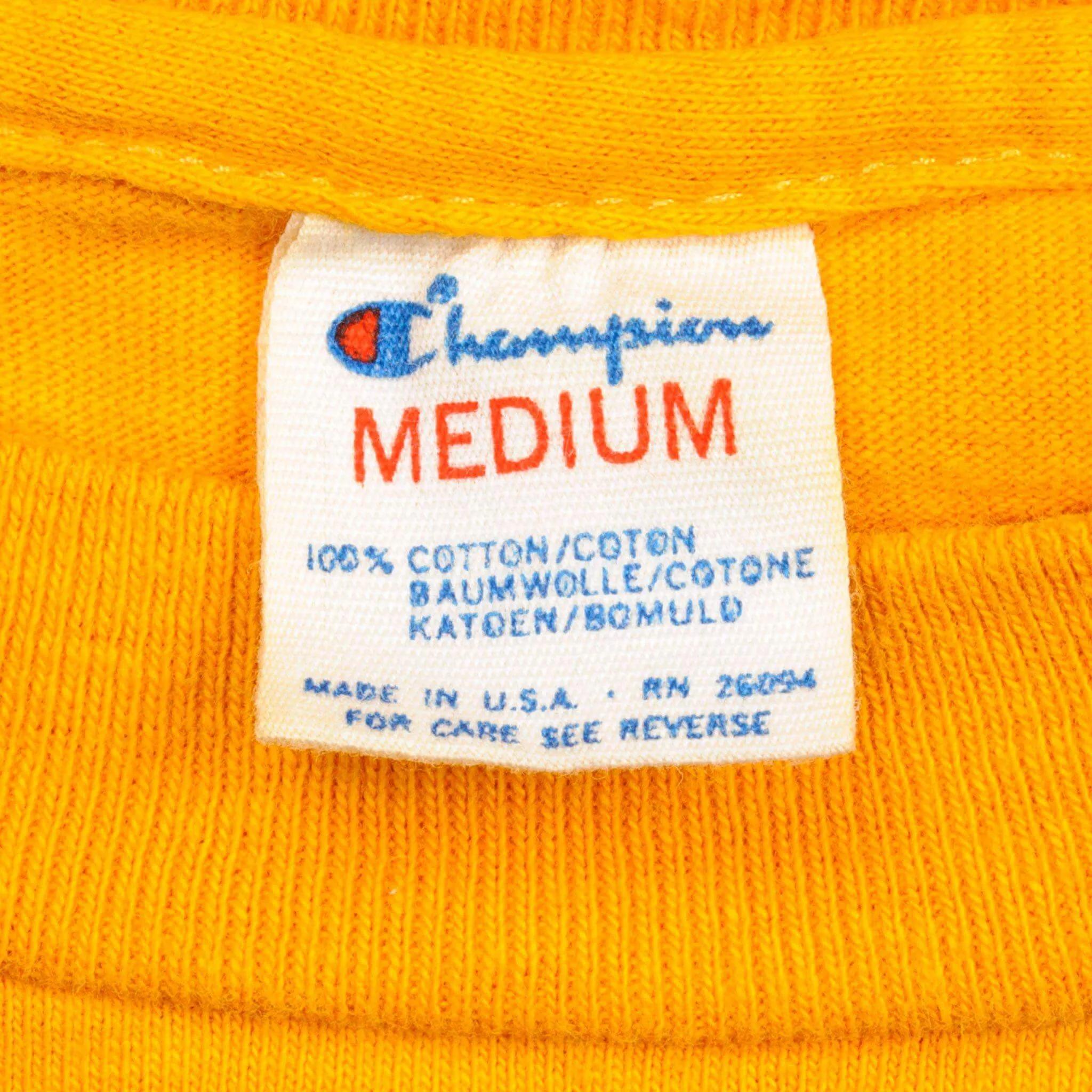 VINTAGE CHAMPION UNIVERSITY OF MICHIGAN TEE SHIRT EARLY 1980S SMALL MADE IN USA