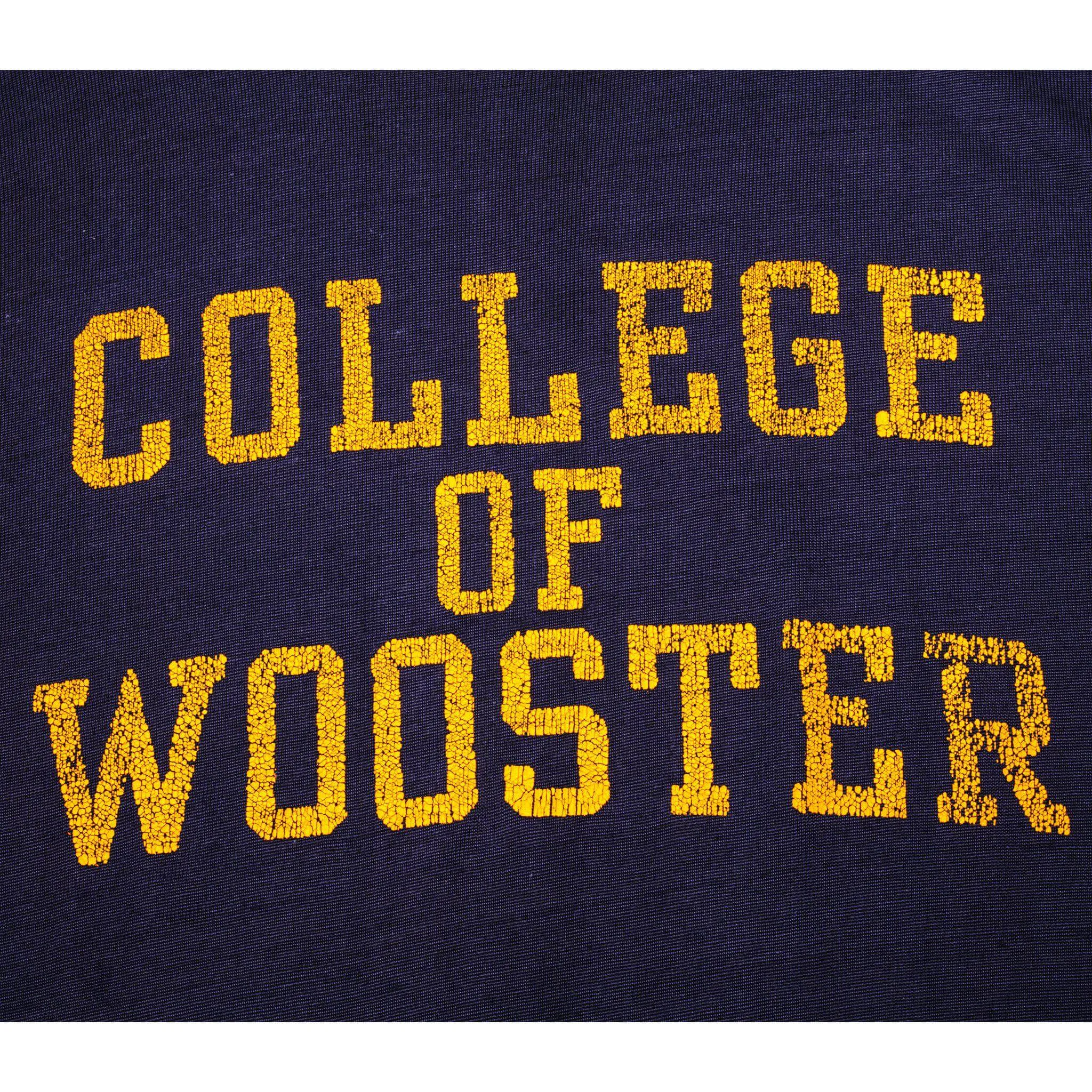 VINTAGE COLLEGE OF WOOSTER TEE SHIRT 1970s SIZE SMALL MADE IN USA