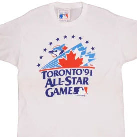 VINTAGE DEADSTOCK MLB TORONTO BLUE JAYS ALL STAR GAME 1990 TEE SHIRT XL