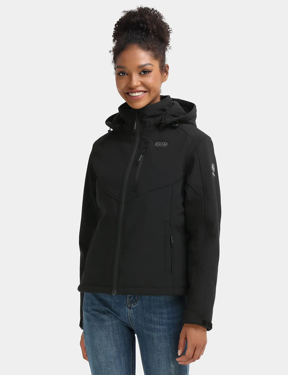 Women's Dual Control Heated Jacket with 5 Heating Zones (Chest Heating)