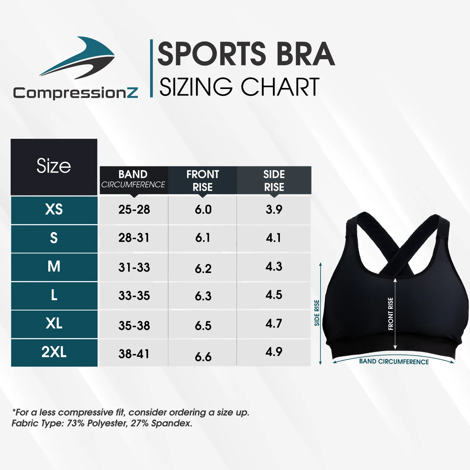 Women's Elite Sports Bra - Dark Gray