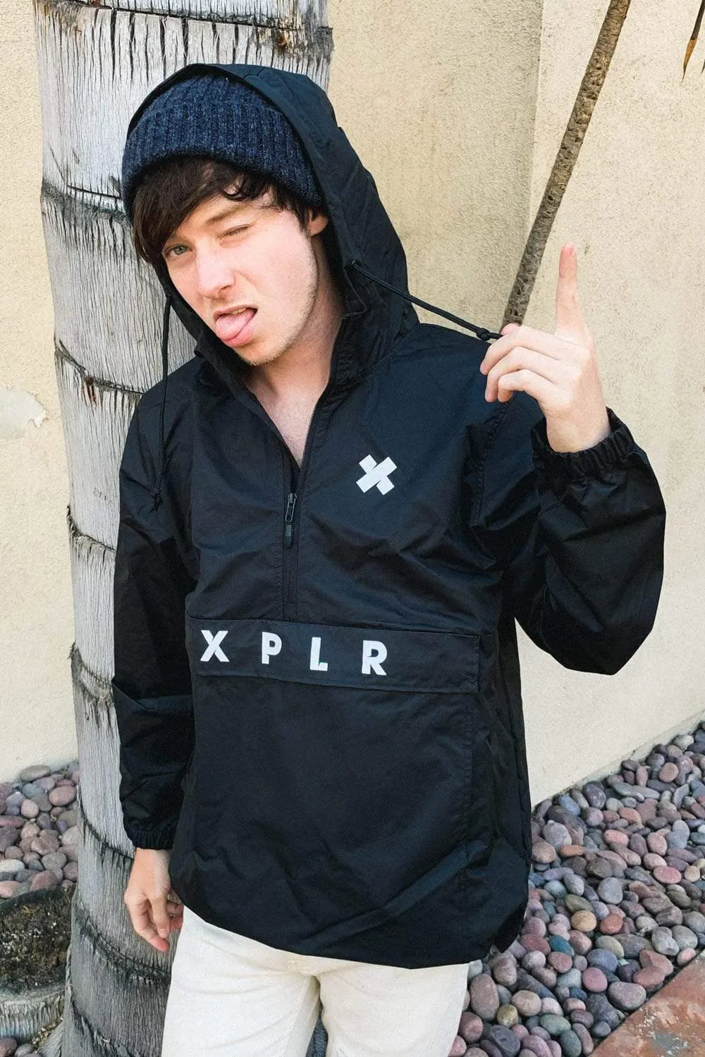 XPLR Black Anorak Jacket