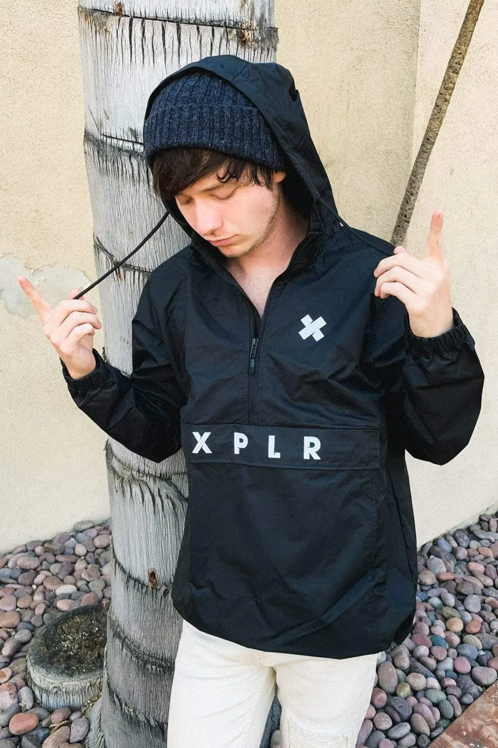 XPLR Black Anorak Jacket