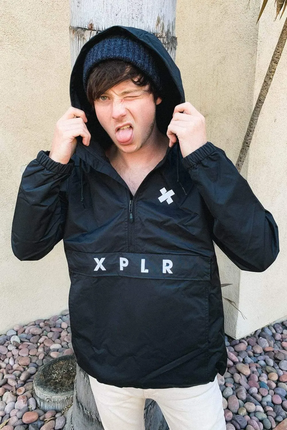 XPLR Black Anorak Jacket